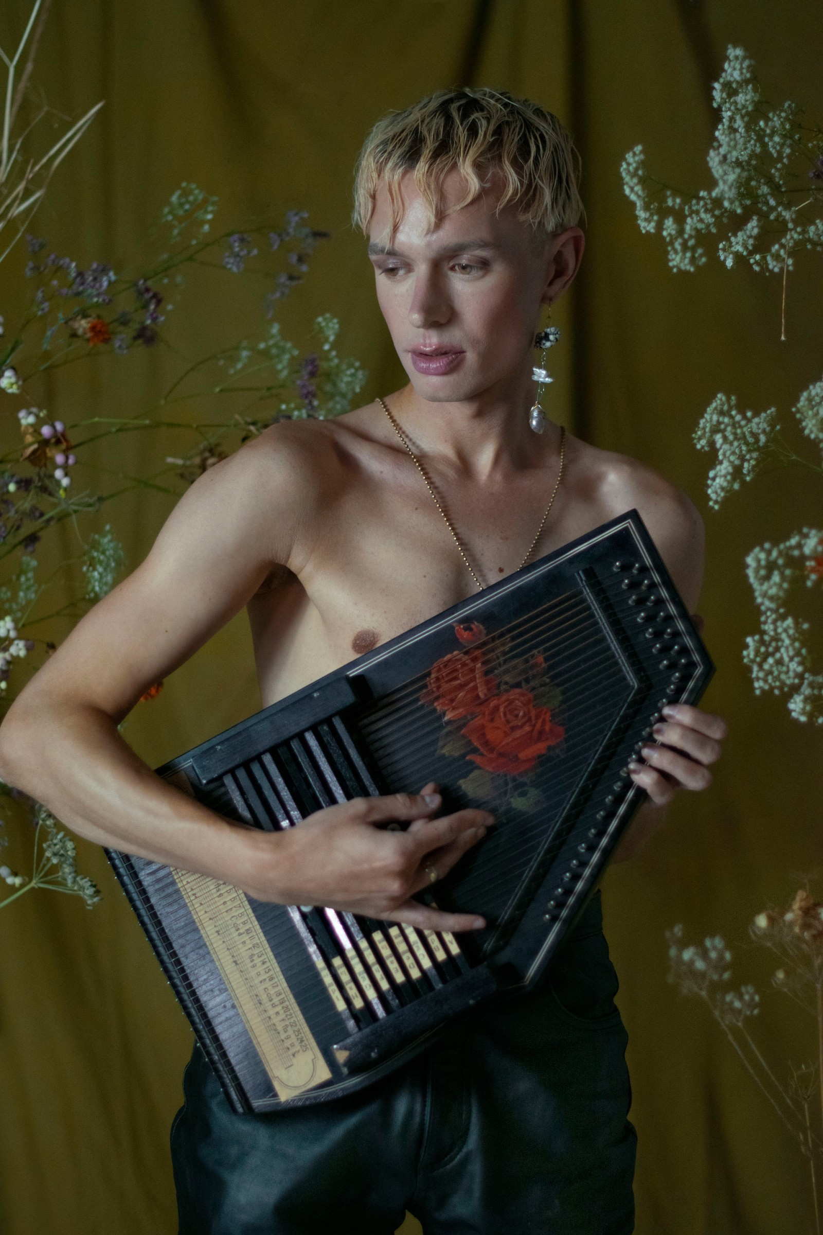Musiker mit Instrument