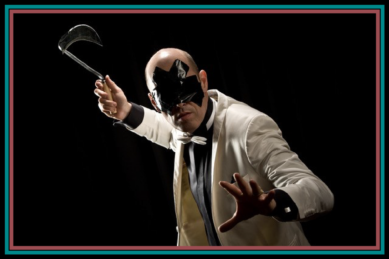 Zauberer mit Maske